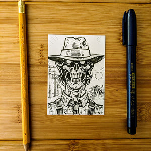 Prairie Ghoul Sketch Card