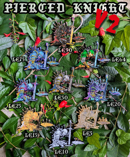 V2 Pierced Knight Enamel PIn