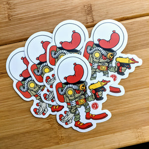 Wurstronaut Sticker 5 Pack!