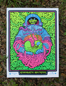 Early Bird Grub Pin + Black-Light Poster Bundle